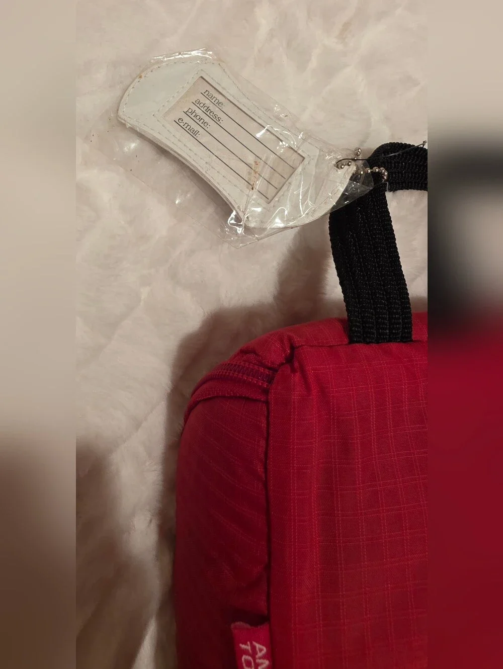 NWT Set of 2 Vintage Hanging American Tourister Toiletry Bags